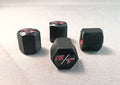 4x Black Hex Tire Valve Caps | for Dodge R/T image 0