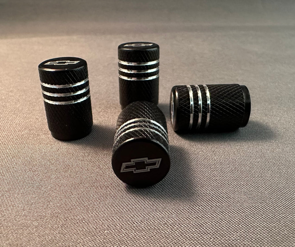 4x Tire Valve Caps | for Chevrolet image 1