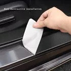 4x Door Sill Protectors Carbon Fiber Look | for Subaru image 2