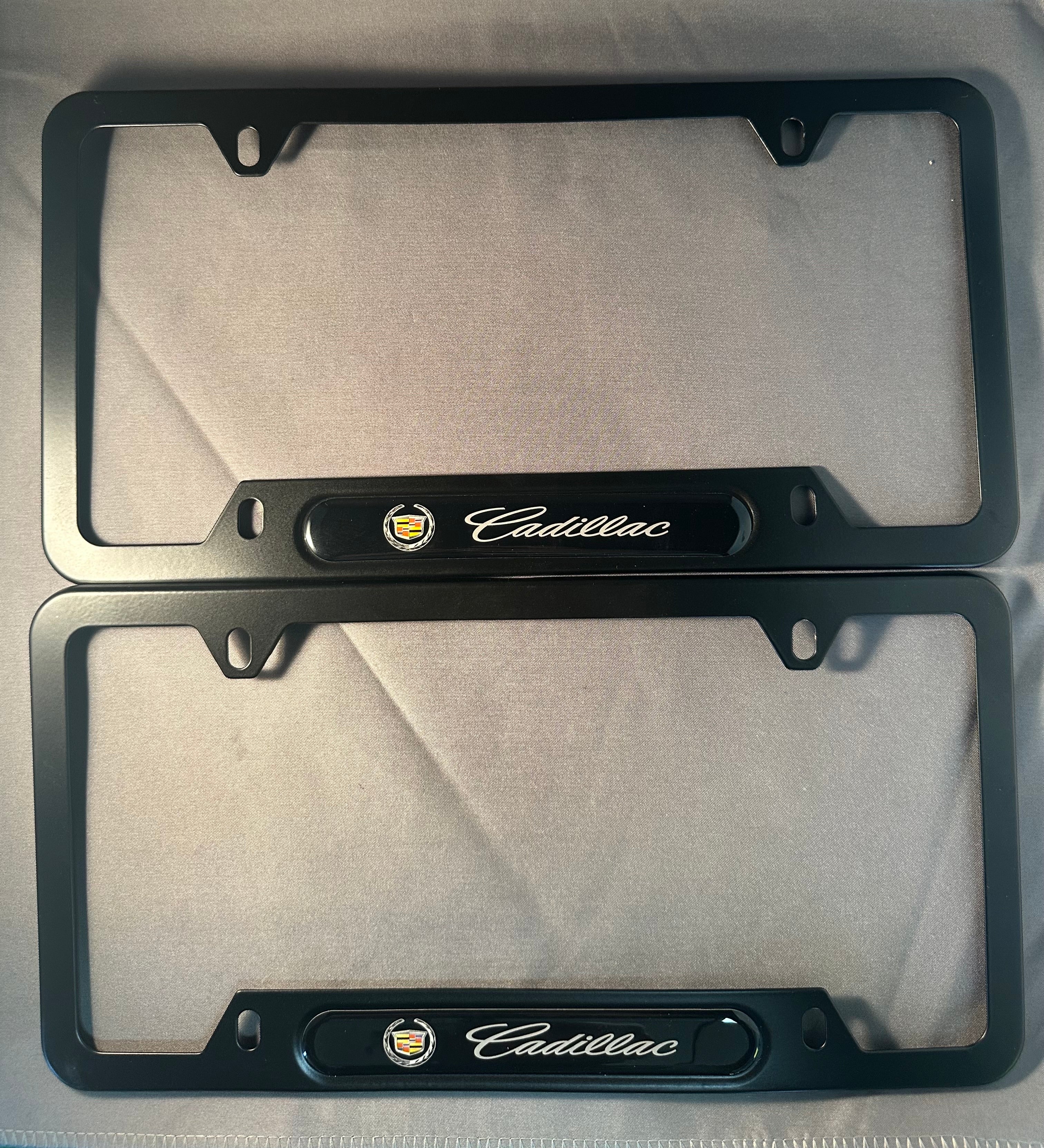 2x License Plate Holders | for Cadillac image 0