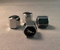 4x Chrome Tire Valve Caps | for Ford Mustang image 0
