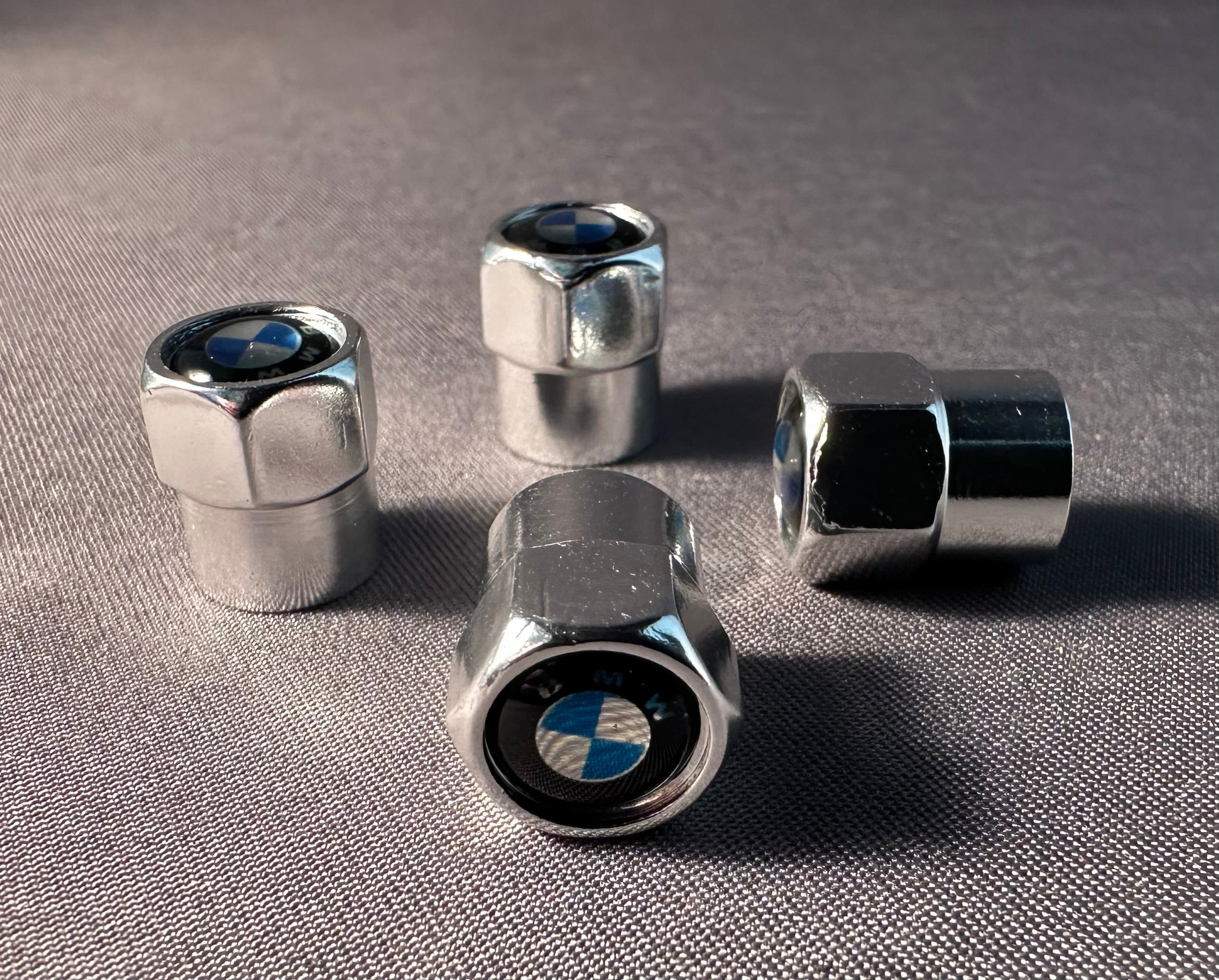 4x Chrome Tire Valve Caps | for BMW image 1