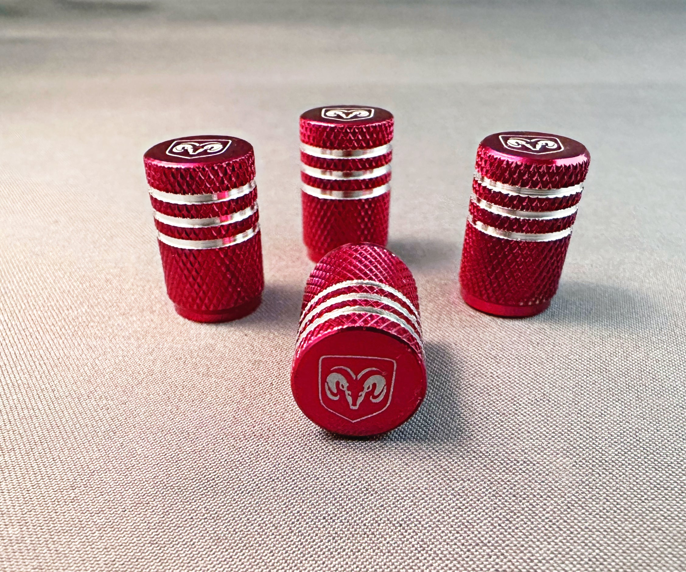 4x Tire Valve Caps | for Dodge RAM image 0