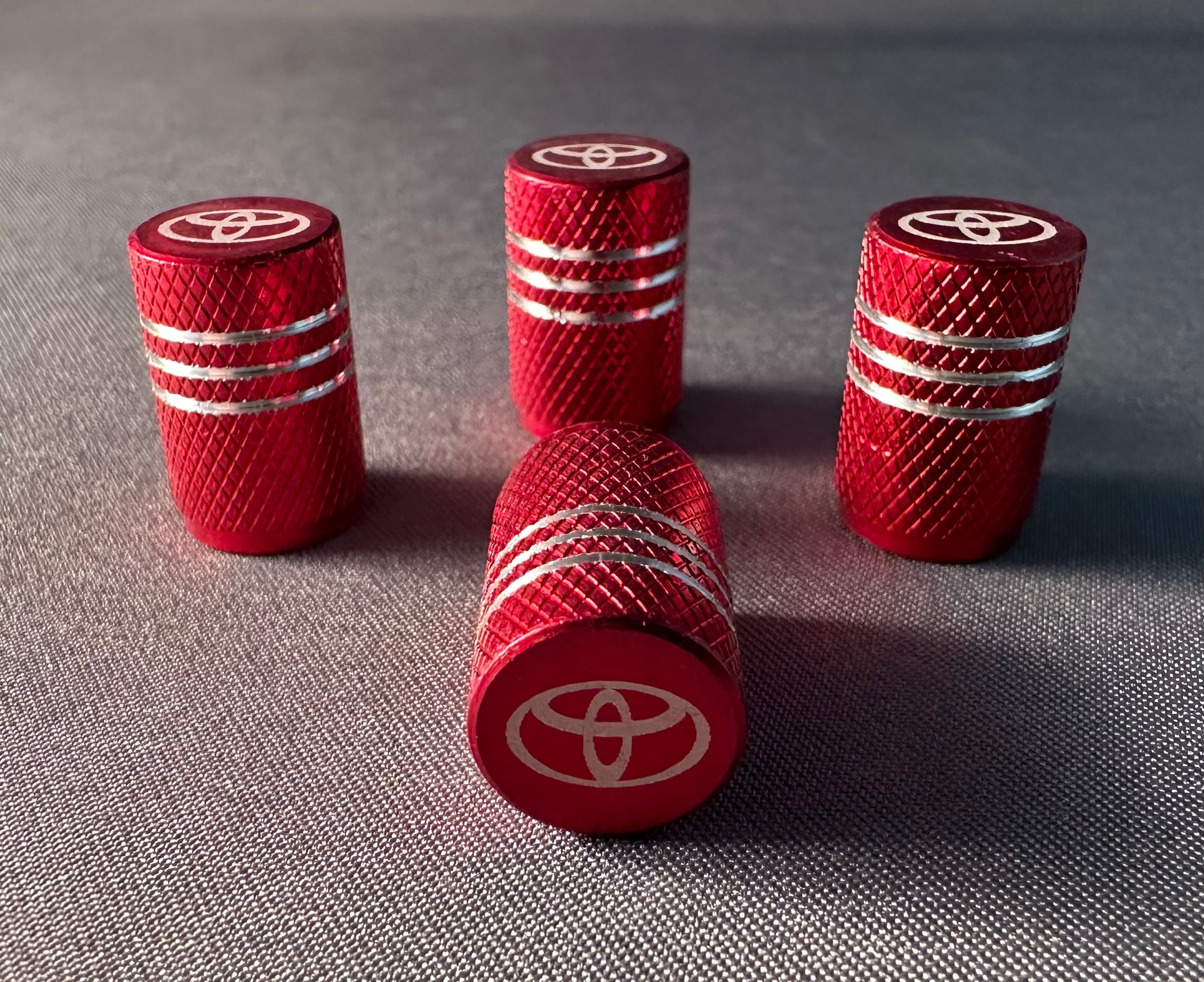 4x Tire Valve Caps | for Toyota image 1