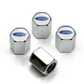 Chrome Tire Valve Caps | for Ford image 0