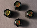 Black Hex Tire Valve Caps | for Porsche image 0