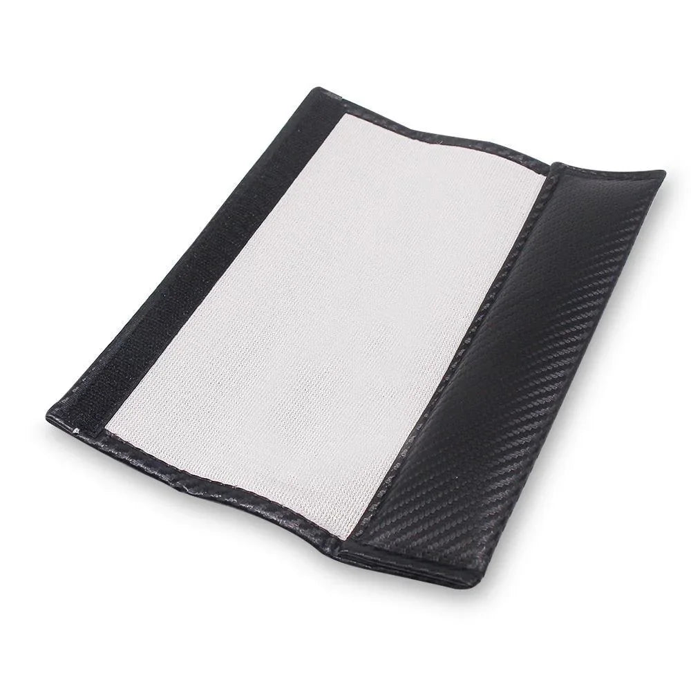 2x Seatbelt Covers Carbon Fiber Look | for Honda image 2