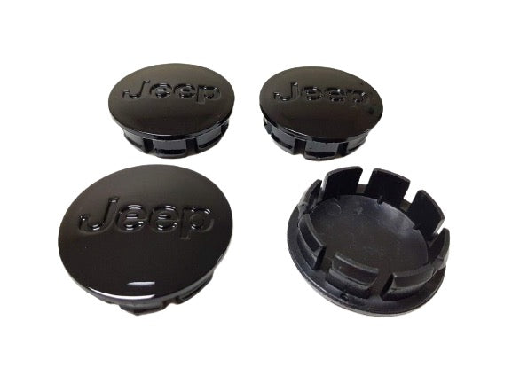 Black Center Wheel Caps | for Jeep image 1