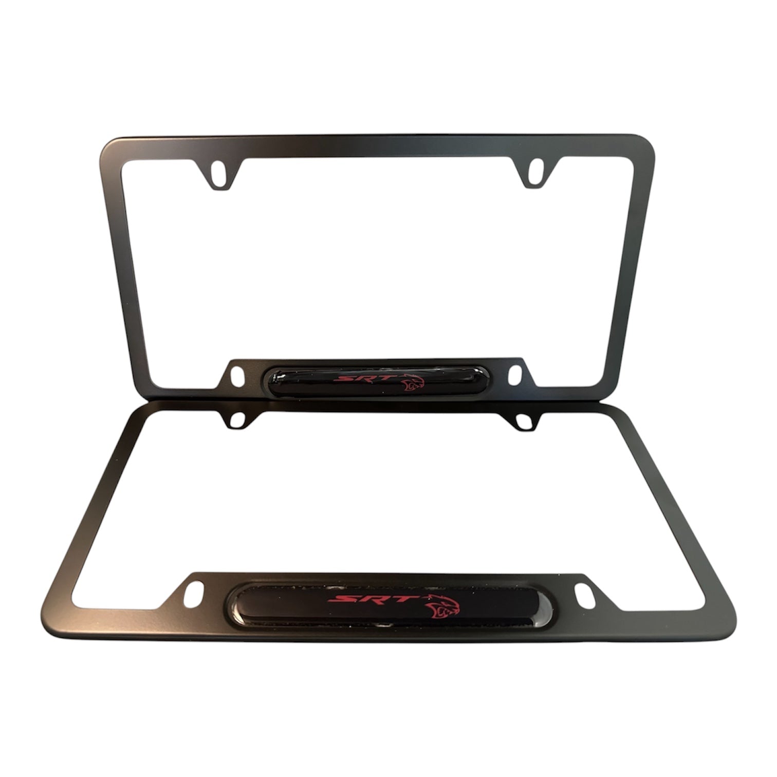 2x License Plate Holder Front/Back | for Dodge SRT Hellcat image 0