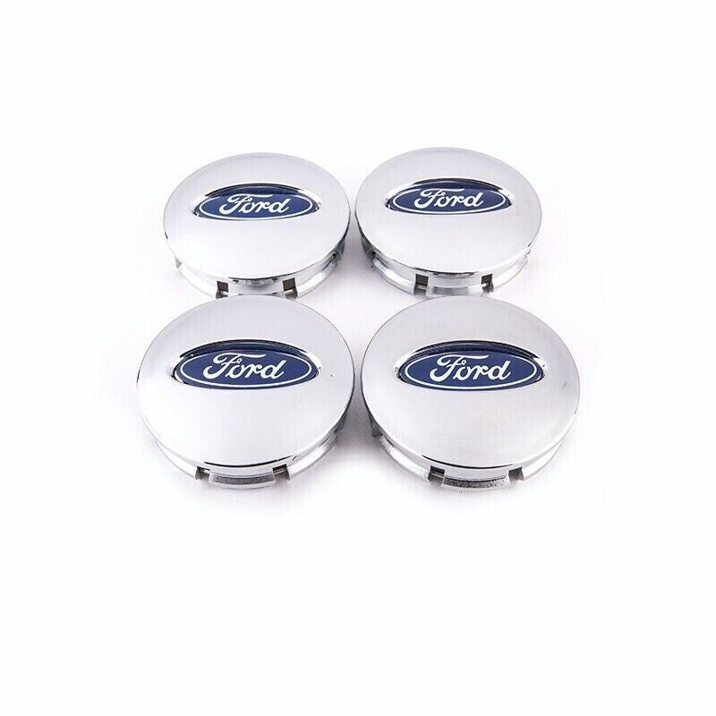4x Chrome Center Wheel Caps | for Ford image 0