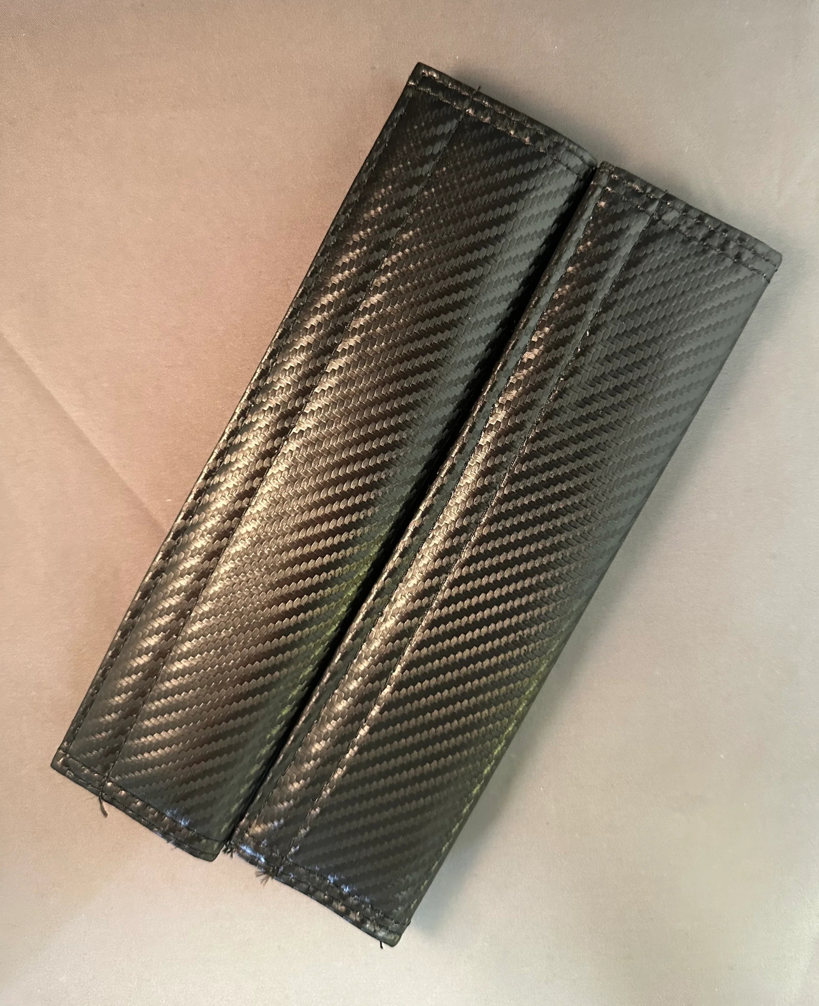 2x Seatbelt Covers Carbon Fiber Look | for Subaru image 1