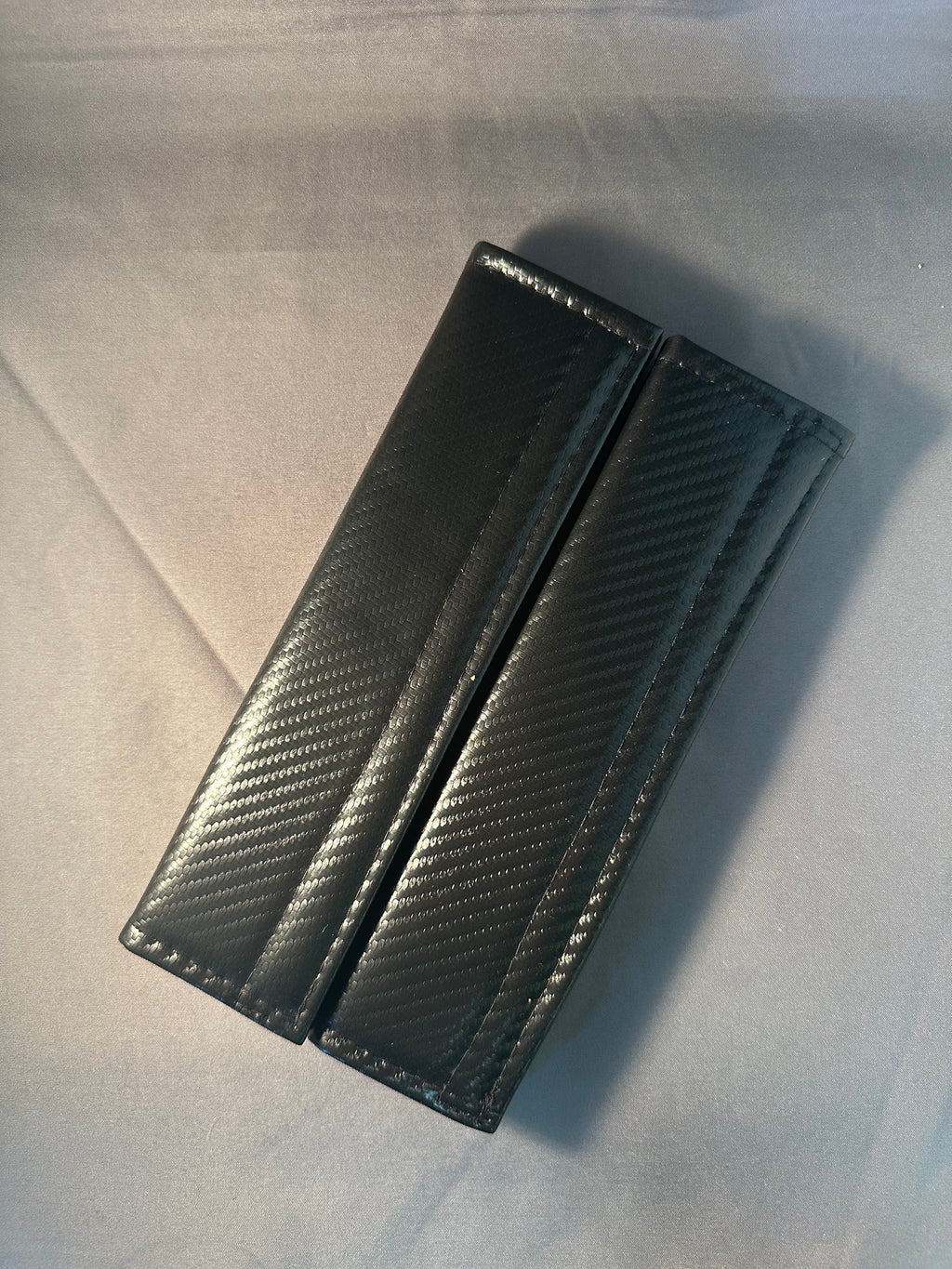 2x Seatbelt Covers Carbon Fiber Look | for Ford Racing image 1