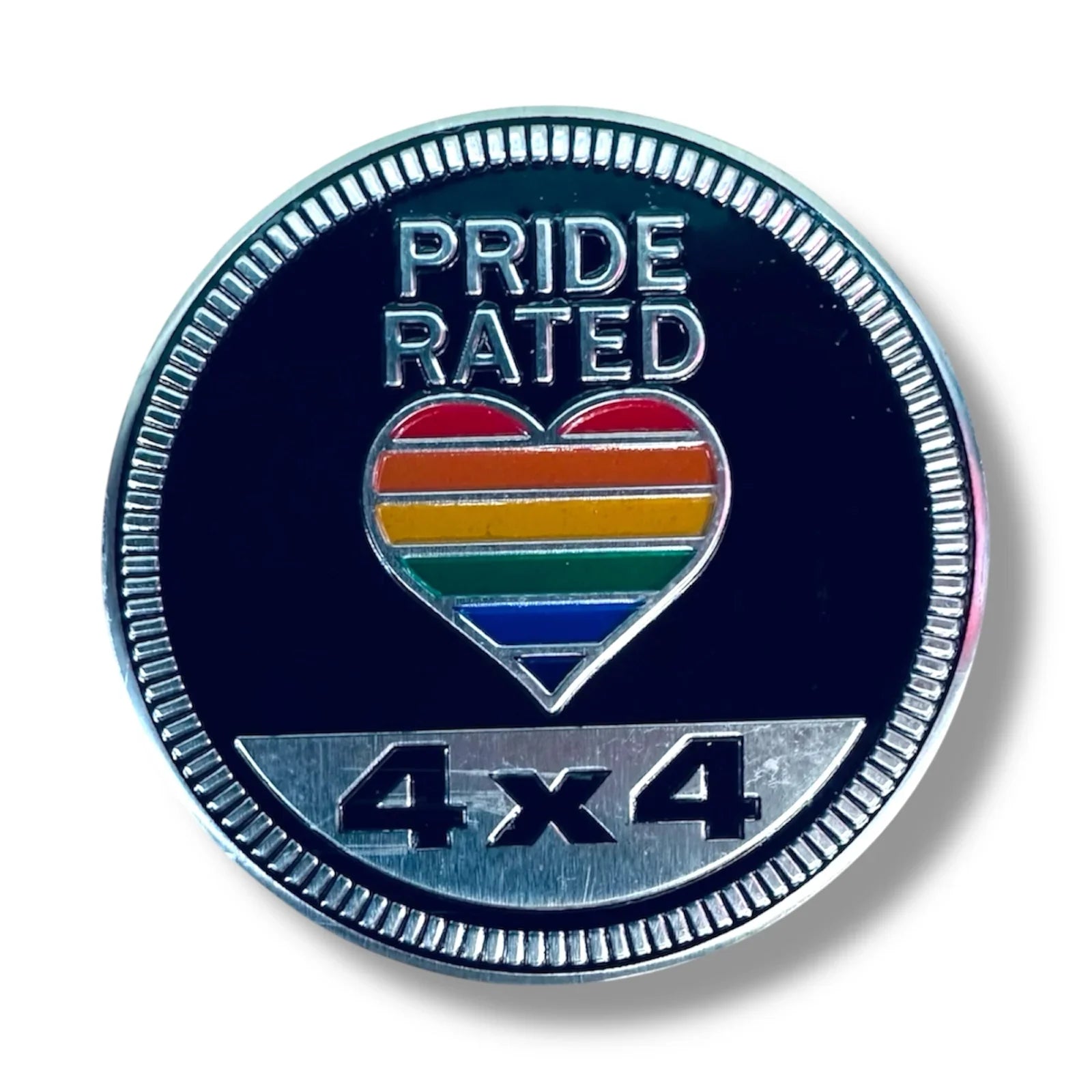 Pride Rated 4x4 Badge | for Jeep image 0