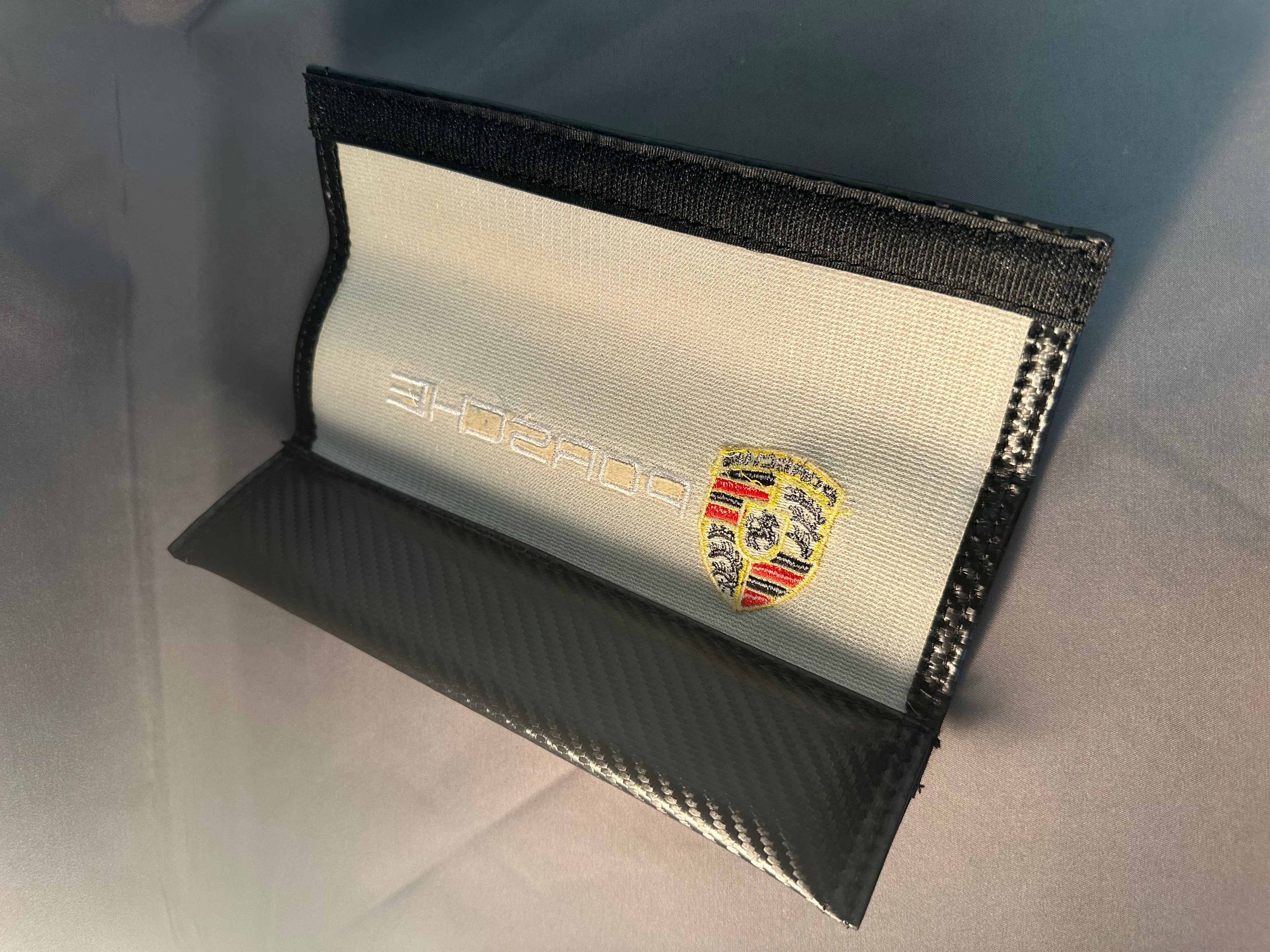 2x Seatbelt Covers Carbon Fiber Look | for Porsche image 2