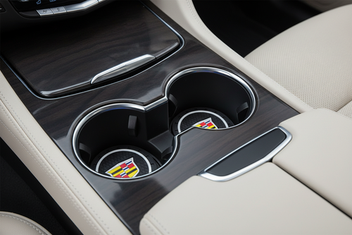 Cadillac Cup Coasters with White Ring