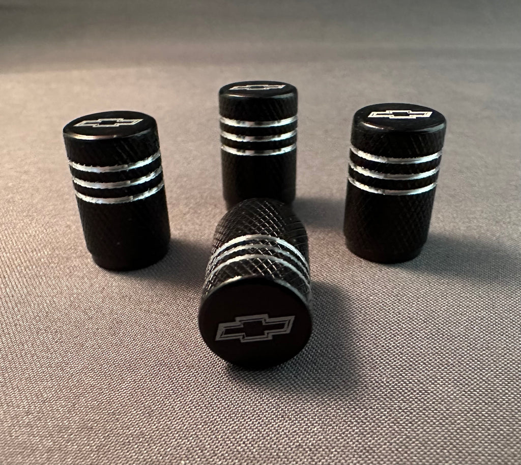 4x Tire Valve Caps | for Chevrolet image 0