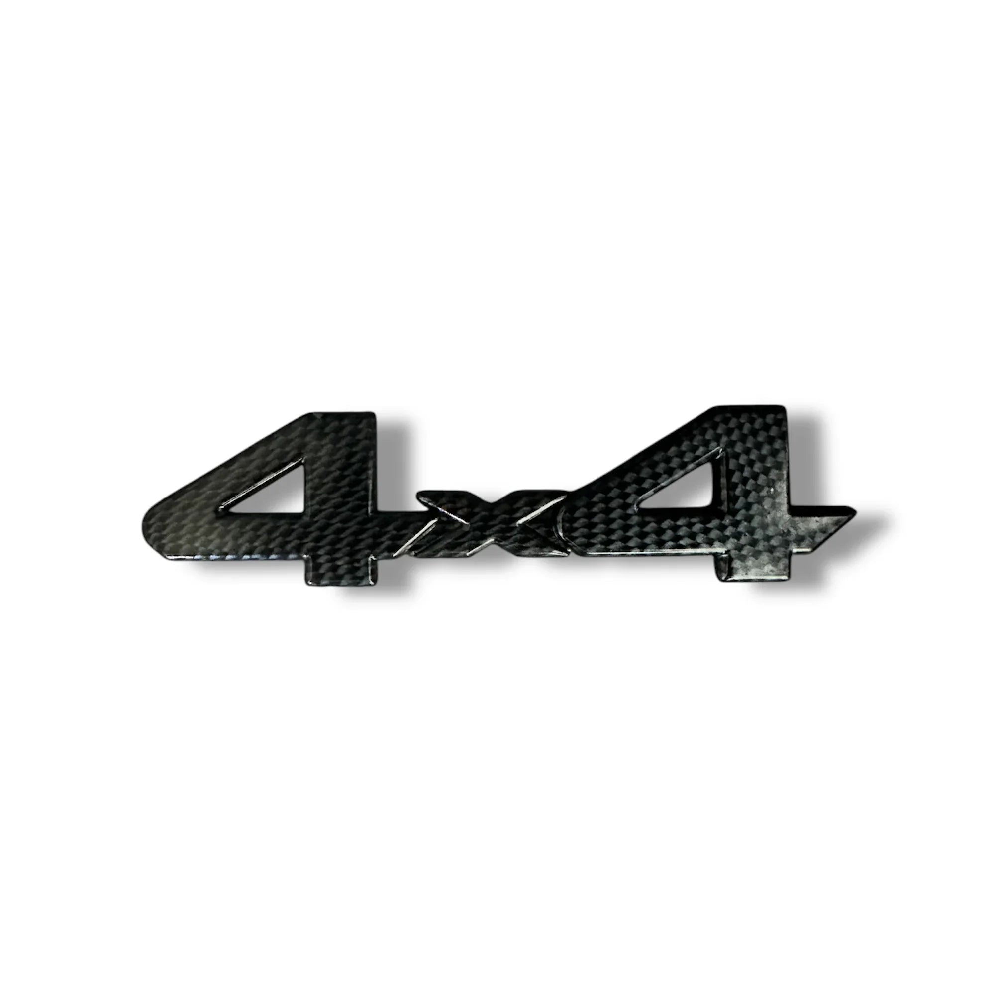 4x4 Emblem Black Carbon Fiber Look image 0