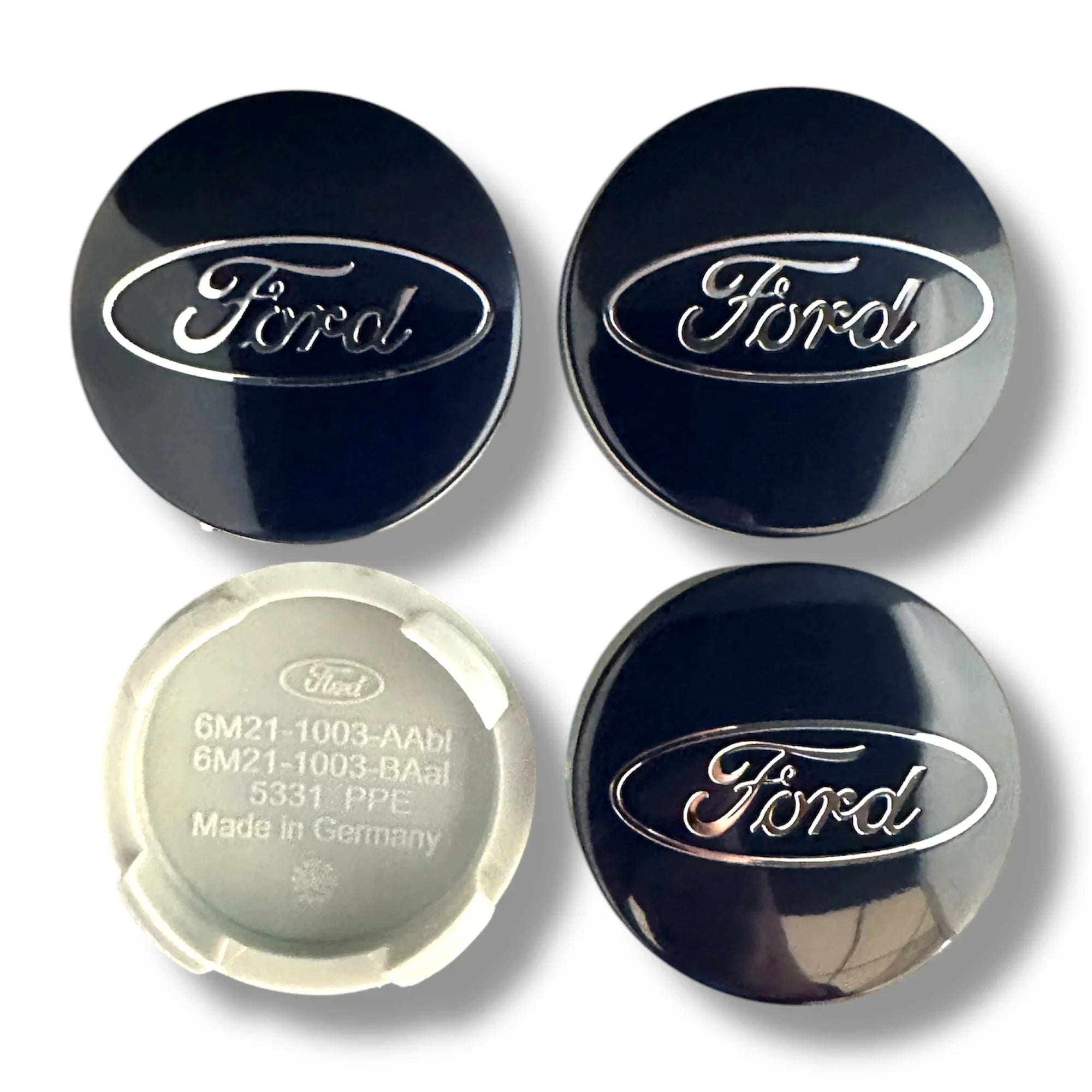 2" Navy Center Wheel Caps | for Ford image 0