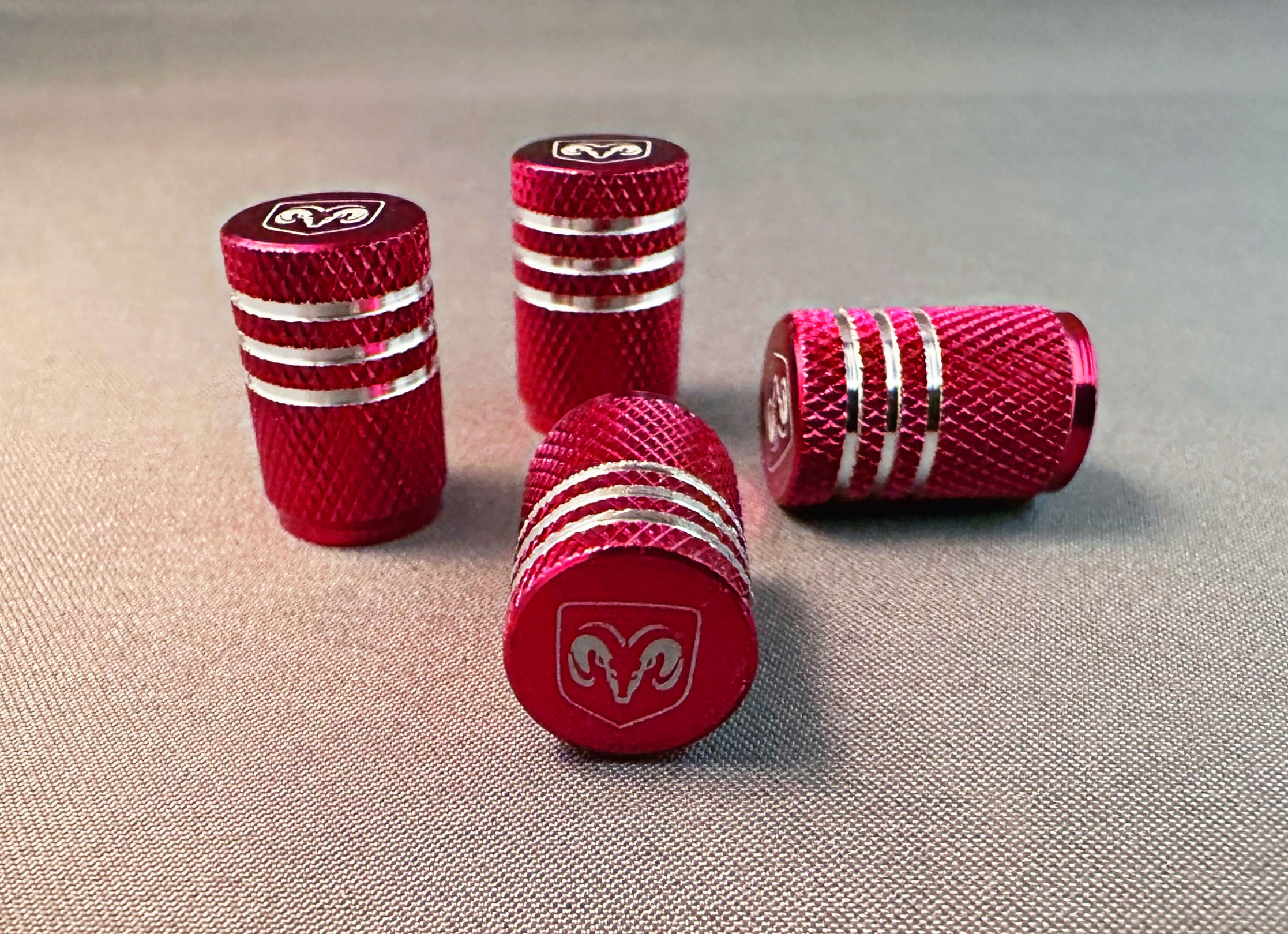 4x Tire Valve Caps | for Dodge RAM image 1