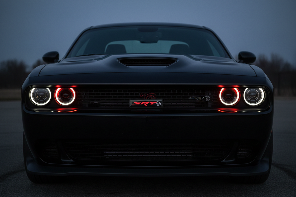 SRT Hellcat LED Glowing Grille Emblem